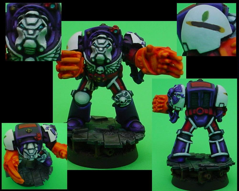 Lightning Claws, Old School, Space Marines, Terminator Armor, Warhammer